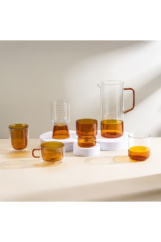 2 tasses à thé en verre borosilicate Ambra - 22 cl