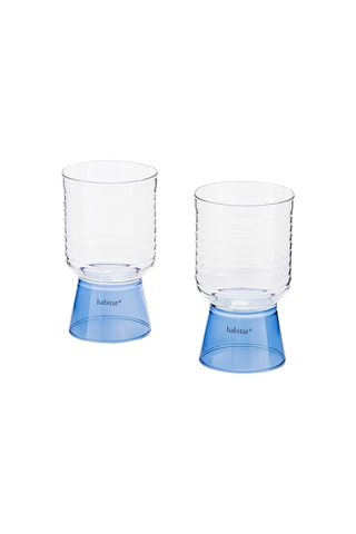 2 verres à eau en verre borosilicate Ambra - 35 cl