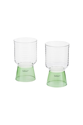 2 verre à eau en verre borosilicate Ambra - 35 cl