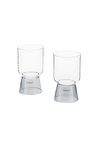 2 verre à eau en verre borosilicate Ambra - 35 cl
