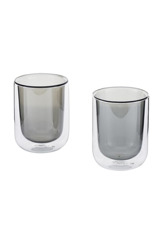 2 tasses à café en verre borosilicate Ambra - 20 cl