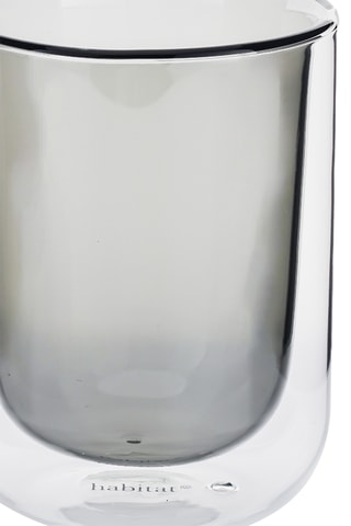 2 tasses à café en verre borosilicate Ambra - 20 cl