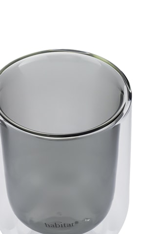 2 tasses à café en verre borosilicate Ambra - 20 cl
