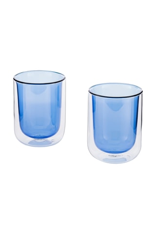 2 tasses à café en verre borosilicate Ambra - 20 cl