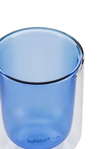2 tasses à café en verre borosilicate Ambra - 20 cl