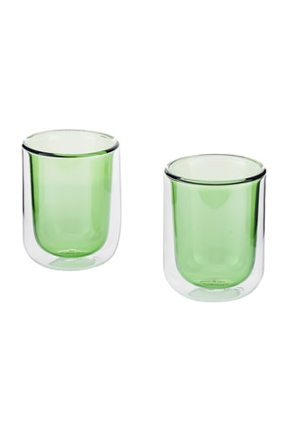 2 tasses à café en verre borosilicate Ambra - 20 cl