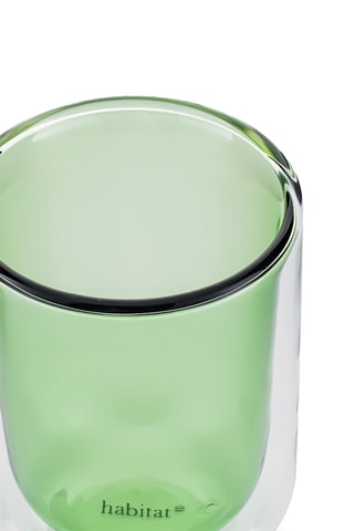 2 tasses à café en verre borosilicate Ambra - 20 cl