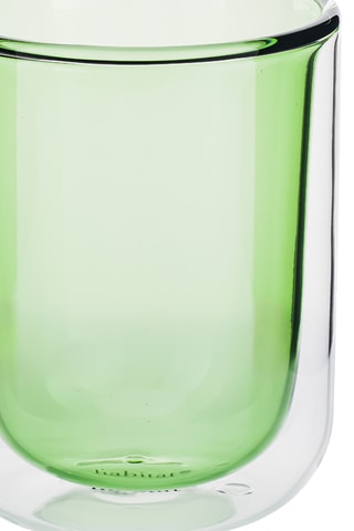2 tasses à café en verre borosilicate Ambra - 20 cl