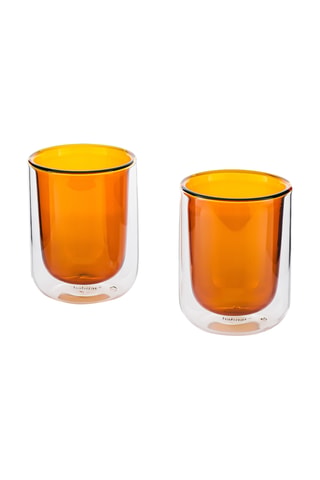 2 tasses à café en verre borosilicate Ambra - 20 cl