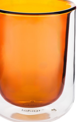 2 tasses à café en verre borosilicate Ambra - 20 cl
