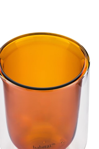 2 tasses à café en verre borosilicate Ambra - 20 cl