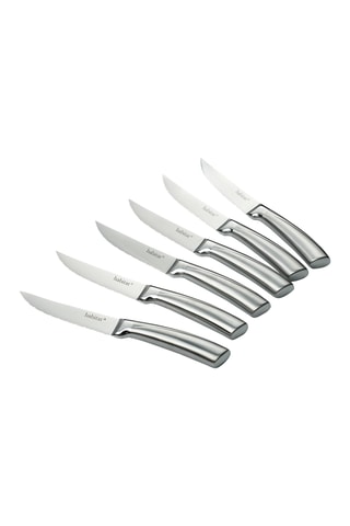 6 couteaux à steak en acier inoxydable Elixir - 23 cm