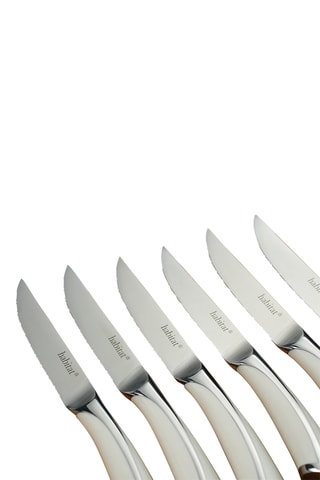 6 couteaux à steak en acier inoxydable Ivora - 23 cm