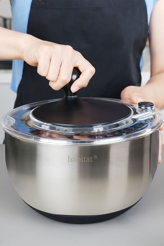Essoreuse à salade en acier inoxydable Salsa