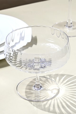 6 coupes en cristallin soufflé bouche Cléo - 28 cl