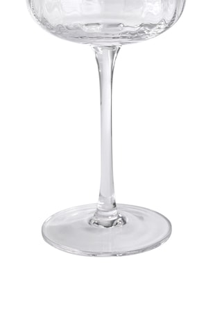 6 verres à vin en cristallin soufflé bouche Cléo - 33 cl