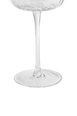6 verres à vin en cristallin soufflé bouche Cléo - 43 cl