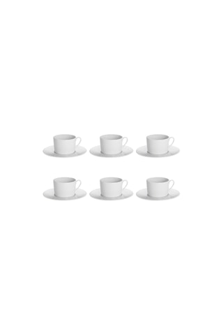 Service à café en porcelaine Solène - 6 personnes