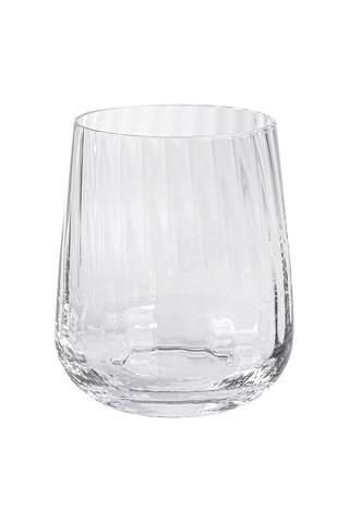 6 verres à eau en cristallin soufflé bouche Cléo - 35 cl