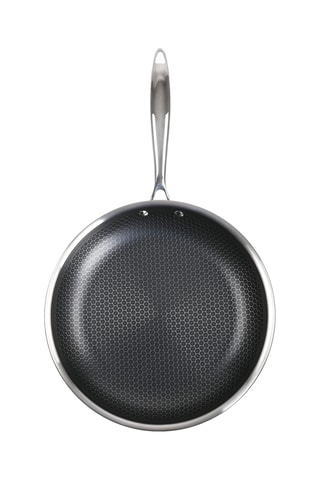 2 poêles en acier inoxydable Hera - 20 et 28 cm