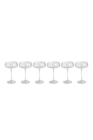 6 coupes en cristallin soufflé bouche Cléo - 32 cl