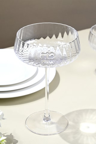 6 coupes en cristallin soufflé bouche Cléo - 32 cl