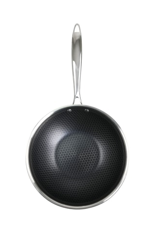 Wok en acier inoxydable Hera - 24 cm - 2,5 l