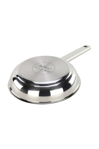 2 poêles en acier inoxydable Epure - 20 et 28 cm