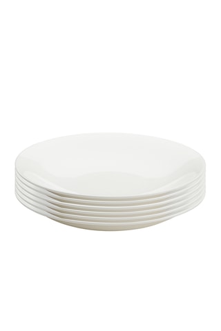 6 assiettes creuses en Bone China Taidu II - 21,8 cm
