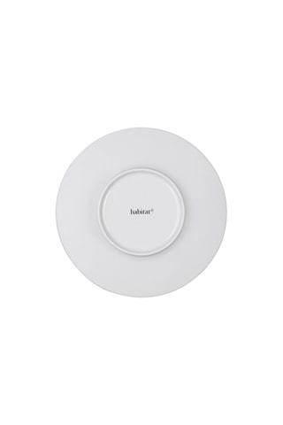 6 assiettes à dessert en porcelaine Solène - 23,5 cm