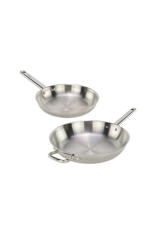 Batterie de cuisine en acier inoxydable Epure - 2 pièces