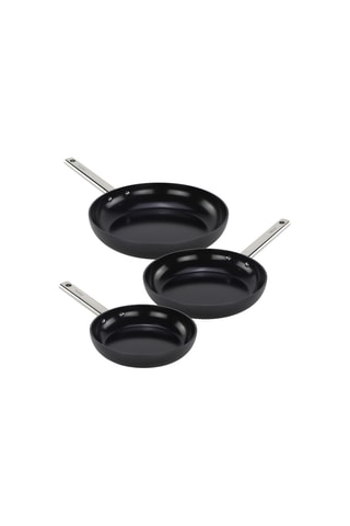 3 poêles revêtement céramique Epure - 20 / 24 et 28 cm