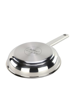 2 poêles en acier inoxydable Epure - 20 et 24 cm