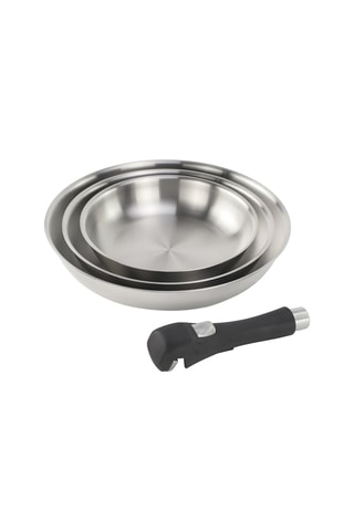 Batterie de cuisine en acier inoxydable Epure - 7 pièces