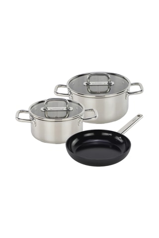 Batterie de cuisine en acier inoxydable - 5 pièces