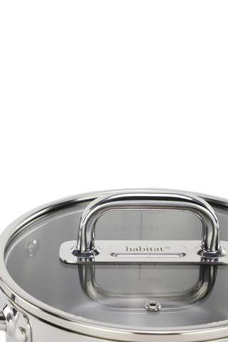 Batterie de cuisine en acier inoxydable - 5 pièces