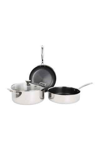 Batterie de cuisine en acier inoxydable Hera - 4 pièces