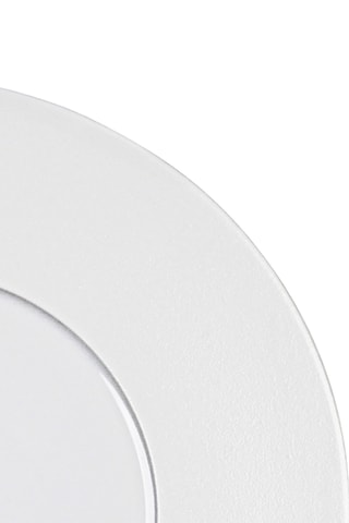 12 assiettes plates en porcelaine Solène - 27 et 29 cm