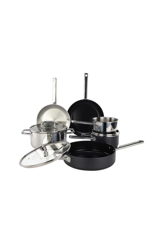 Batterie de cuisine en acier inoxydable Epure - 9 pièces