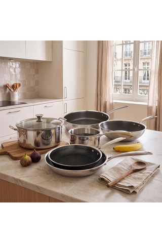 Batterie de cuisine en acier inoxydable Hera - 7 pièces