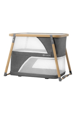 2-in-1 Bed Sofi Grijs en Houtimitatie - Grijs