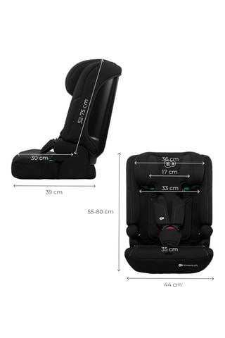 Autostoeltje 3-in-1 I-Comfy - Zwart - 15 maanden tot 12 jaar - 76 tot 150 cm - Zwart