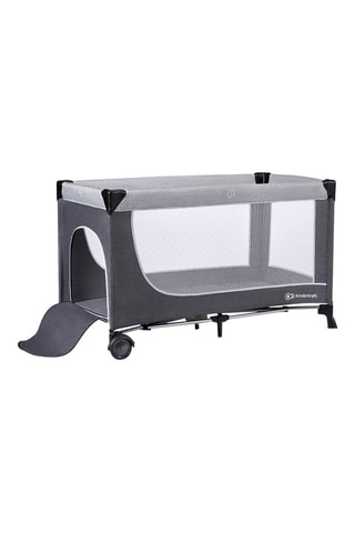 Babybed met Accessoires Leody - Vanaf de Geboorte - Tot 11 kg - Zwart en grijs