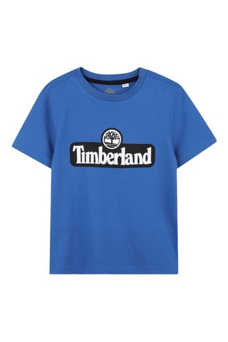 T-shirt - Timberland - Noir et bleu