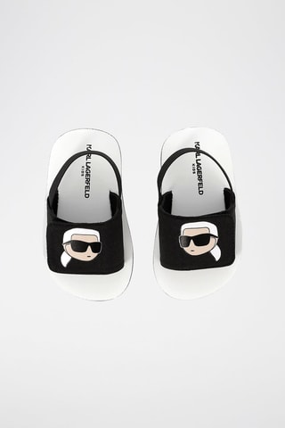 Sandales avarca plateformes - Blanc et noir