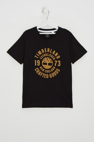 T-shirt - Timberland - Noir et orange