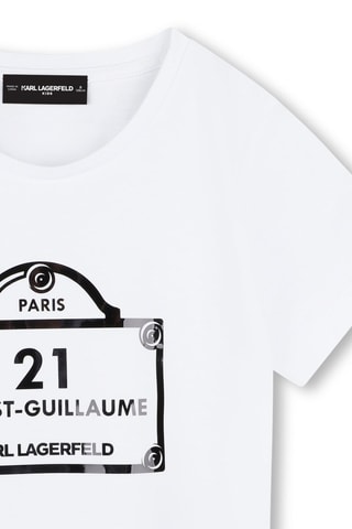 T-shirt - Karl Lagerfeld - Blanc et noir