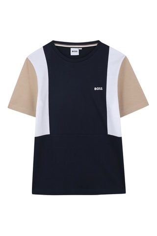 T-shirt - Bleu foncé - Boss - Bleu