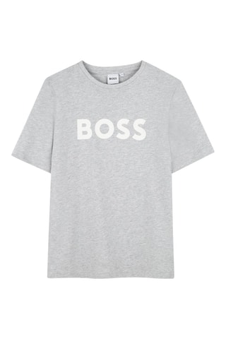 T-shirt regular - Gris chiné