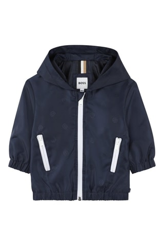 Blouson à capuche - Bleu